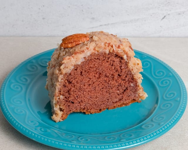 German Chocolate Slice